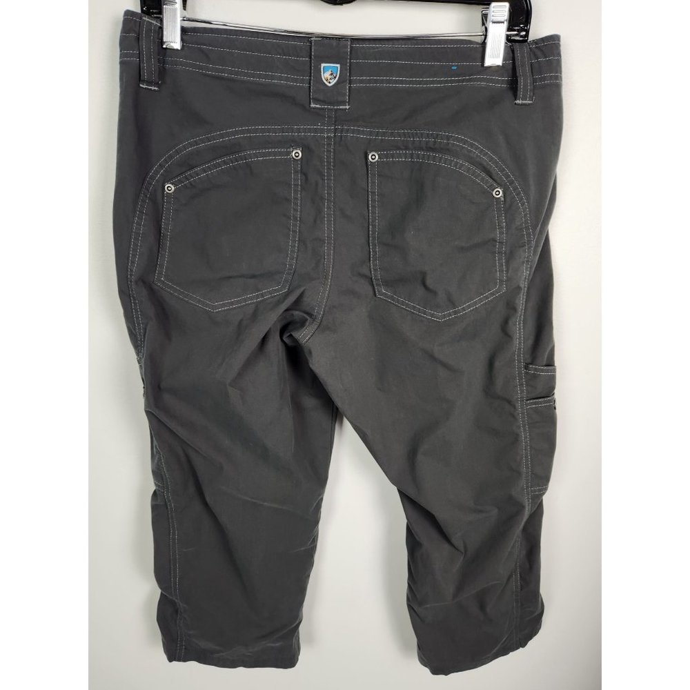 Kuhl Women's Sz. 8 Capri Utility Hiking Pants In Grey - Picture 6 of 6